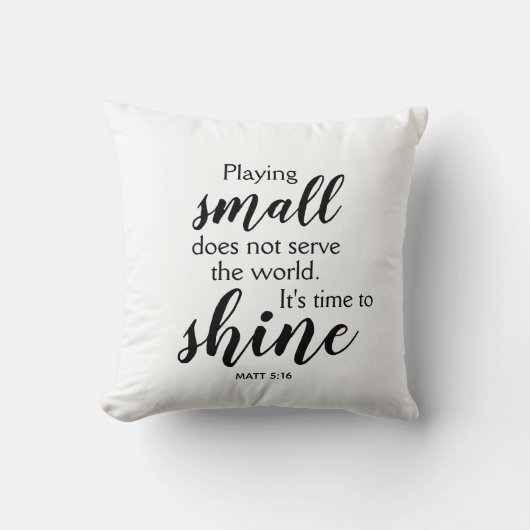 クリスチャンを輝かせる時やる気を起こさせる間 クッション (正面)