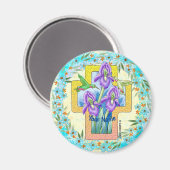 クリスチャンアイリスクロスマグネット マグネット (正面/裏面)