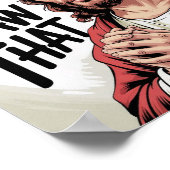 クリスチャンイエスミーム | ユーモアのあるイエス様は ポスター (角)