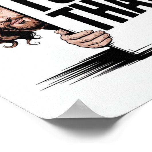 クリスチャンイエスミーム | ユーモアのあるイエス様は ポスター (角)