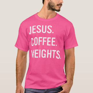 クリスチャンイエズコーヒーウェイトジムトレーニング Tシャツ