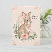 クリスチャンイースターバニープリント&印刷可能 シーズンカード (スタンド正面)