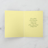 クリスチャンイースター恵みチューリップカード シーズンカード (内部)