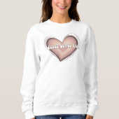 クリスチャンウォメンズスウェットシャツレトロイエズグラフィック スウェットシャツ (正面)