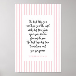 クリスチャンウォールアートデコールピンクガールーム ポスター