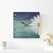 クリスチャンウォールクロックパルム23 スクエア壁時計 (ホーム)