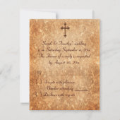 クリスチャンエイジドアイアンクロスRSVPカード 出欠カード (裏面)