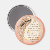 クリスチャンエンジェルセレニティ祈りの言葉 マグネット (正面/裏面)