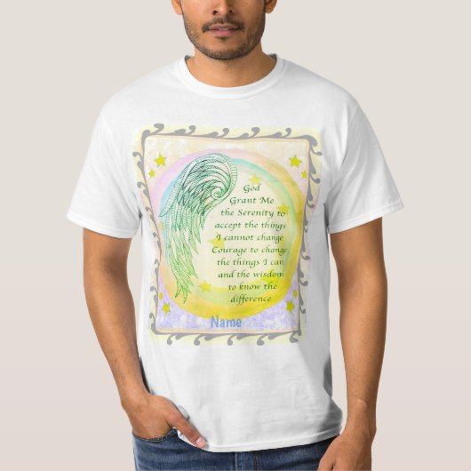 クリスチャンエンジェルセレニティ・プレイヤー Tシャツ (正面)