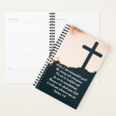 クリスチャンカスタムクロス聖書聖句Joshua 1:9 プランナー手帳 (ディスプレー)