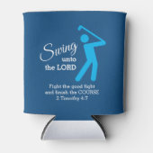 クリスチャンカスタムゴルファーがロード・ブルーにスイング 缶クーラー (正面)