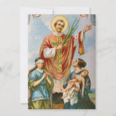 クリスチャンカソリックサンバレンタインノヴェンナ祈りの言葉 シーズンカード (正面)