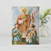 クリスチャンカソリックサンバレンタインノヴェンナ祈りの言葉 シーズンカード (スタンド正面)