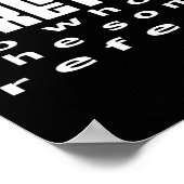 クリスチャンカッコいい引用文イムザアースマージング ポスター (角)