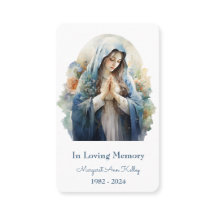 クリスチャンカトリック聖マリア祈りの言葉カード