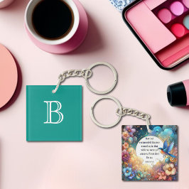 クリスチャンカラフルキーチェーンローマ5:8節 キーホルダー