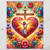 クリスチャンカラフルヴァレンティススクラップブック紙 (正面)