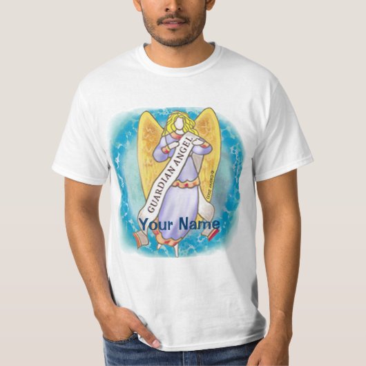 クリスチャンガーディアンエンジェルTシャツ Tシャツ (正面)
