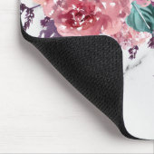 クリスチャンガーリーヴィンテージフローラ大理石聖句 マウスパッド (コーナー)