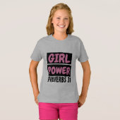 クリスチャンガールパワーガールズ箴言31 Tシャツ (正面フル)