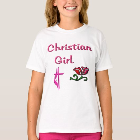 クリスチャンガール Tシャツ (正面)