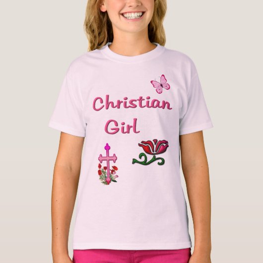 クリスチャンガール Tシャツ (正面)