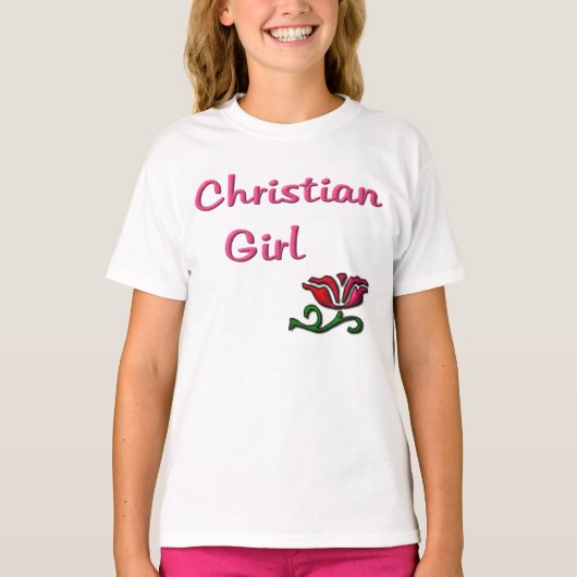 クリスチャンガールTシャツ Tシャツ (正面)