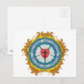 クリスチャンギフトルターバライエズスクロスゴッドエンジェルス ポストカード (正面/裏面)