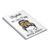 クリスチャンギフト祈りの言葉引用文ファースト祈スフラワー ノートブック (右側)