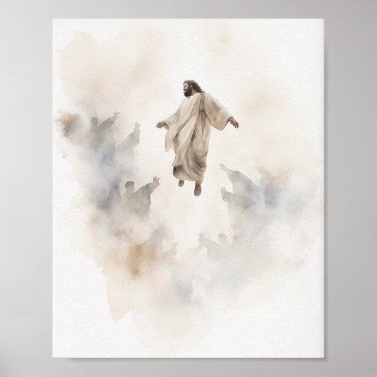 クリスチャンギフト – Boho Art - Jesus Art Printable ポスター (正面)