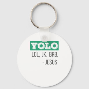 クリスチャンギフトYOLO LOL JK BRBイエズギフト キーホルダー