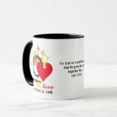 クリスチャンクラウントーンズハートイエズイースター マグカップ (正面左)