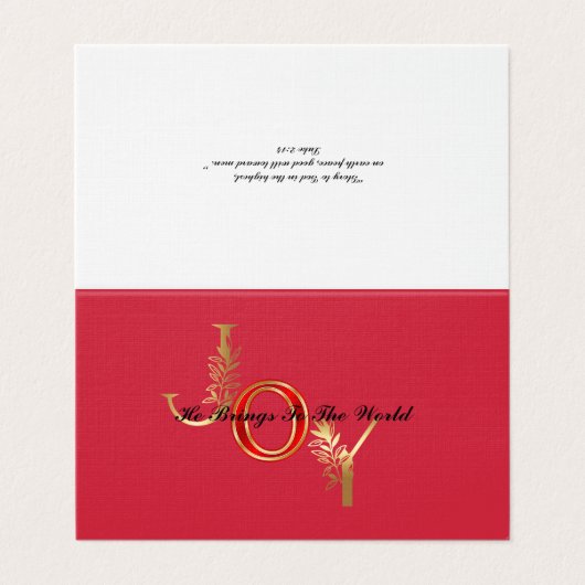 クリスチャンクラシカル・クリスマスの喜びのメッセージの挨拶 (外部フラット)