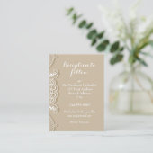 クリスチャンクラシックヴィンテージホワイトレースタウペ エンクロージャーカード (スタンド正面)