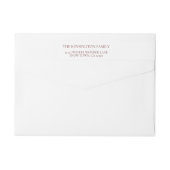 クリスチャンクリスマスカロルタイポグラフィワードアート ラップアラウンドラベル (裏面)