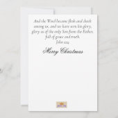 クリスチャンクリスマスカード2023シンプルデザイン 案内状 (裏面)