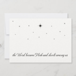 クリスチャンクリスマスカード2023シンプルデザイン 案内状