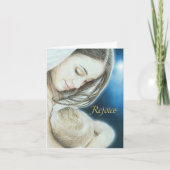 クリスチャンクリスマスグリーティングカードベビーイエス カード (正面)