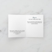 クリスチャンクリスマスグリーティングカードベビーイエス カード (内部)