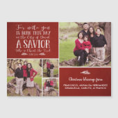 クリスチャンクリスマスバースタイポグラフィホリデーフォト (正面)