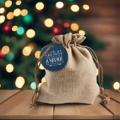 クリスチャンクリスマスバースタイポグラフィホリデーブルー フェイバータグ