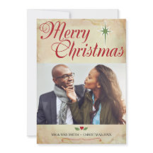 クリスチャンクリスマスフォトカード、聖なる書物、 経典オンバック