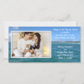 クリスチャンクリスマスライトハウス海フォトカード シーズンカード (正面)