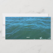 クリスチャンクリスマスライトハウス海フォトカード シーズンカード (裏面)