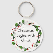 クリスチャンクリスマス聖なる書物、 経典シール聖なる書物、 経典 キーホルダー (裏面)