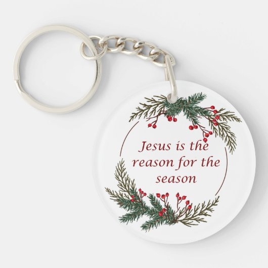 クリスチャンクリスマス聖なる書物、 経典シール聖なる書物、 経典 キーホルダー (正面)