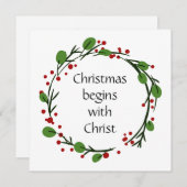 クリスチャンクリスマス聖なる書物、 経典シール聖なる書物、 経典 シーズンカード (正面/裏面)