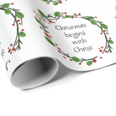 クリスチャンクリスマス聖なる書物、 経典シール聖なる書物、 経典 ラッピングペーパー (ロールコーナー)