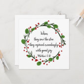 クリスチャンクリスマス聖なる書物、 経典聖なる書物、 経典 カード (正面/裏面インサイチュ)