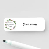 クリスチャンクリスマス聖なる書物、 経典聖なる書物、 経典 名札 (インサイチュ)